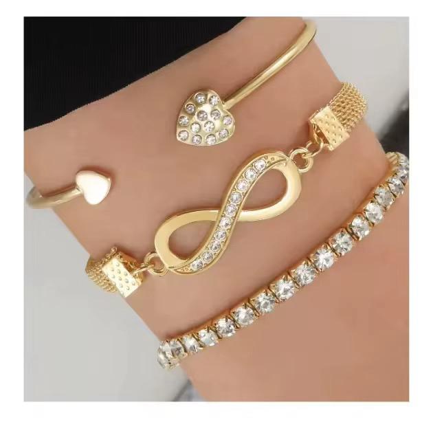 Juego de pulseras de 3 piezas modelo INFINITO
