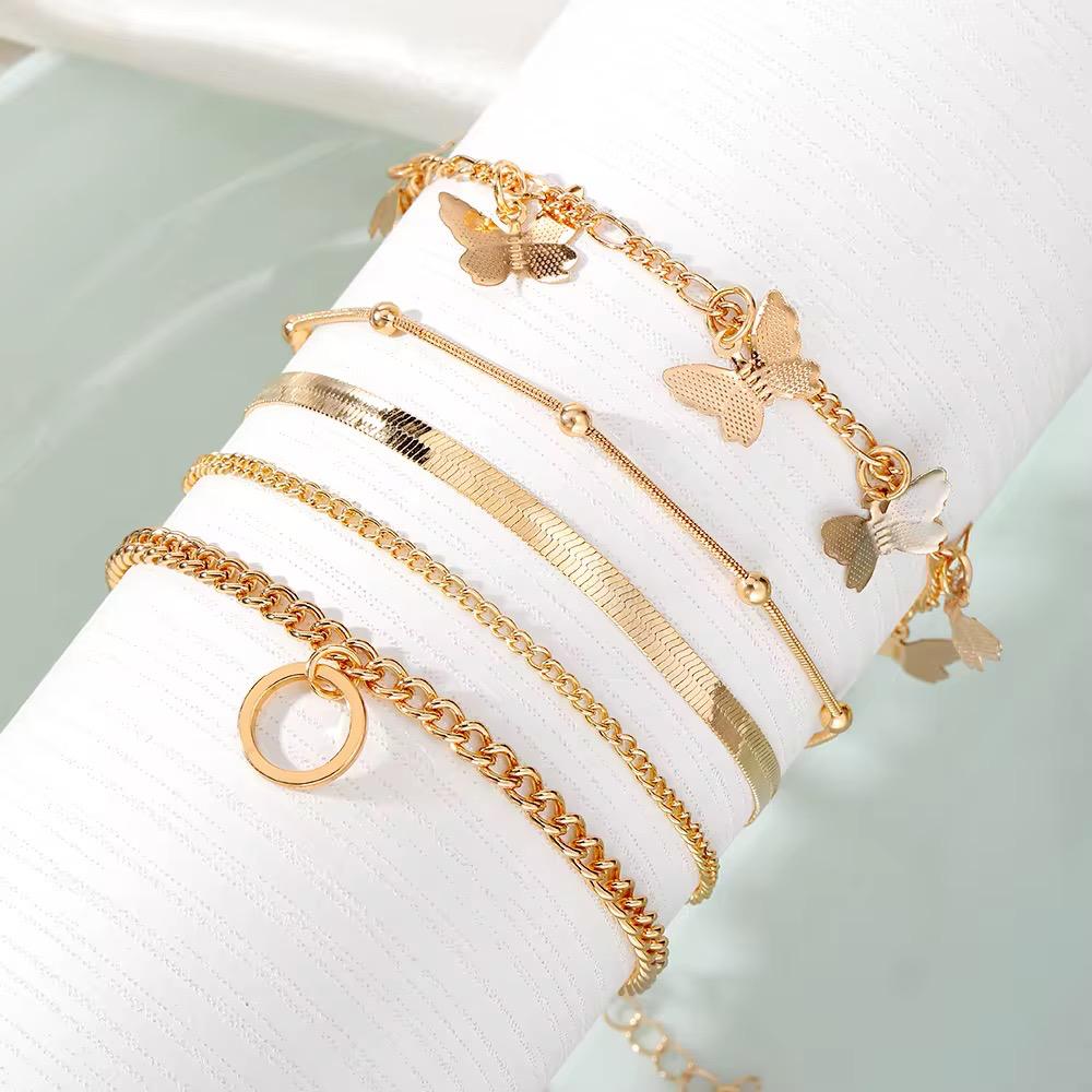 Set de pulseras modelo MARIPOSA